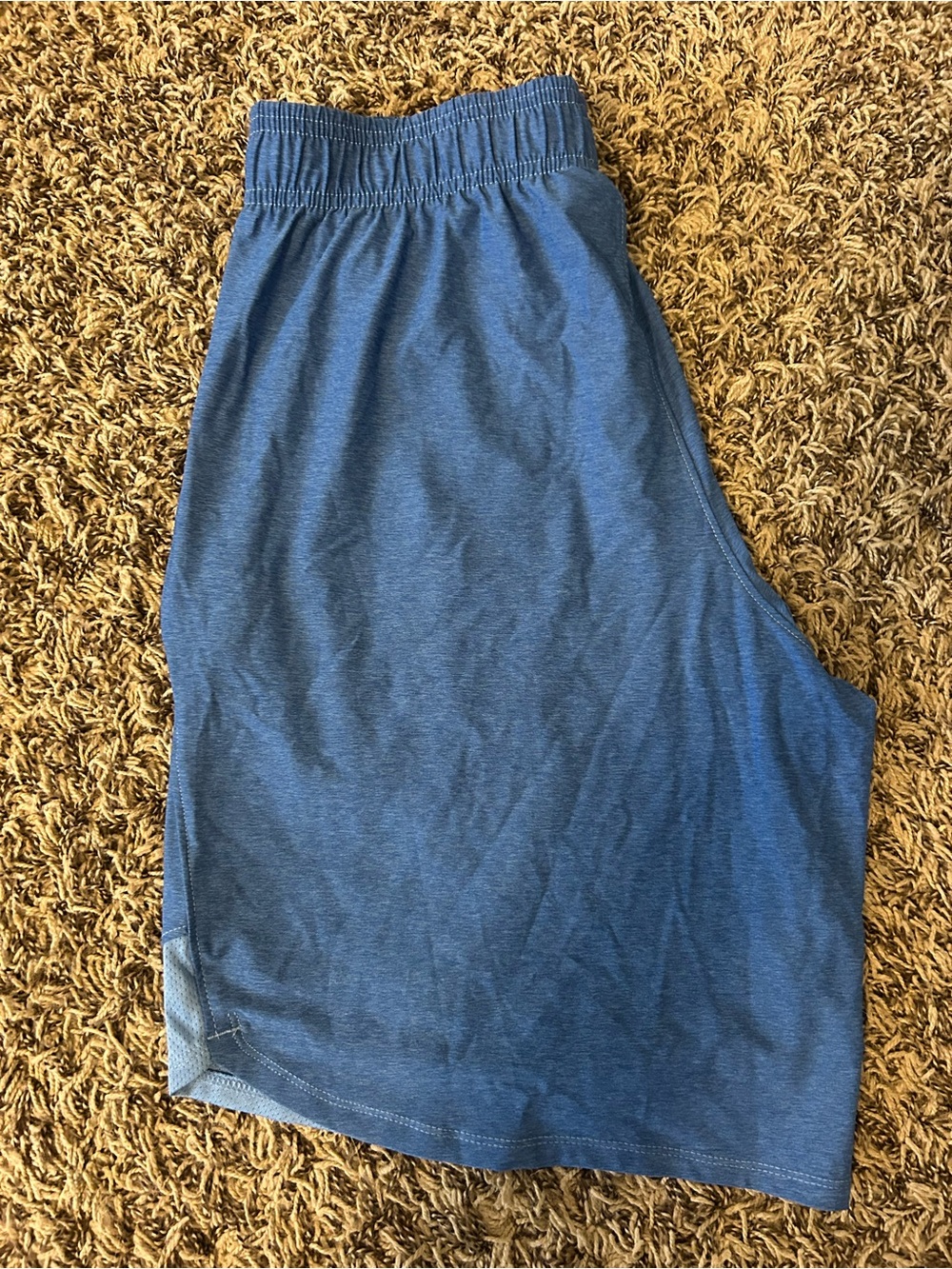 Under Armour Men's Two-Tone Blue Performance Shorts - Picture 5 of 5